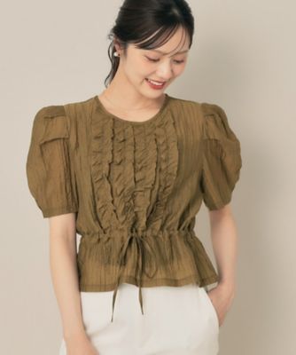フリル5分袖ブラウス（2002532522） | COUTURE BROOCH 