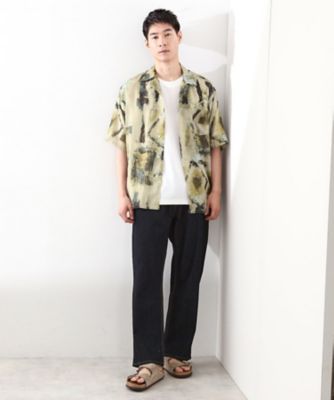 MOMENTEL アートプリント 半袖Tシャツ アートプリントtシャツ Tシャツ レディース トップス 半袖・(100