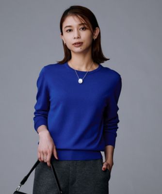 ○未使用○ ポリエステルクルーネックブルゾン TOMORROWLAND｜ポリエステルプリント クルーネックブルゾン