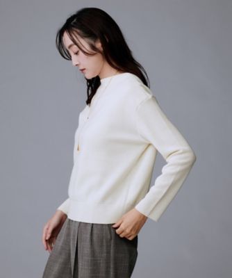 洗える】モックネックミラノリブニット（2002532694