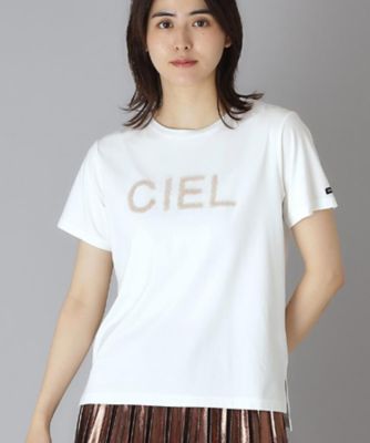 DRESSTERIOR (Women)/ドレステリア クリア天竺チュールCIELロゴTシャツ(2002532729)