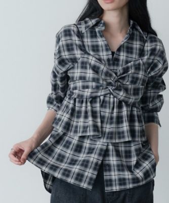 週末値下！定価20万ensou オンブレチェックコルビジェジャケット 週末値下！定価20万ensou オンブレチェックコルビジェジャケット