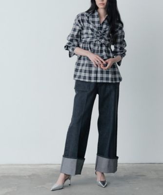 TODAYFUL チェックビスチェ+チェックテーパードPTレイチェル4点SET チェックビスチェ3点セット(130~160cm)(130cm ブラック): セット【べべ