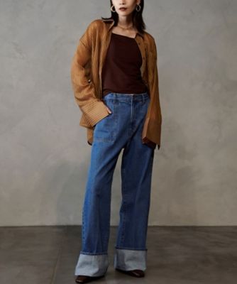 always ロールアップデニム　size34 2025 s/s always ロールアップデニム size34 2025 s/s