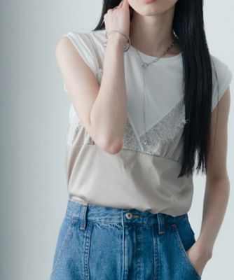 E-clat カットソー E by eclat(イーバイエクラ)のきれいめカットソートップス通販