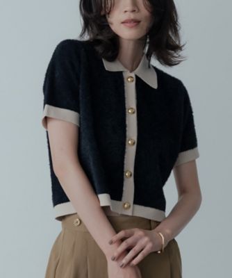 ＜GALLEST (Women)＞バイカラーポロニット（２００２５３２９４２）