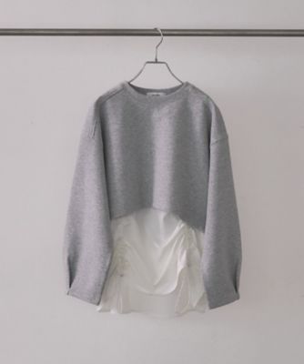 ENFOLD / ダンボール スウェットレイヤーPULLOVER ENFOLD(エンフォルド) ダンボール スウェットレイヤーPULLOVER