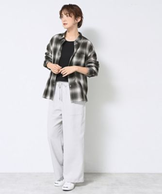 洗える】シアーオンブレーチェックシャツ（2002533025