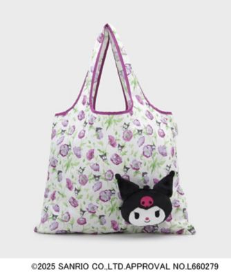＜LAURA ASHLEY＞【サンリオキャラクターズ　コラボ】クロミ×フレッシュフォード柄　パッカブルトートバッグ（２００２５３３１０１）
