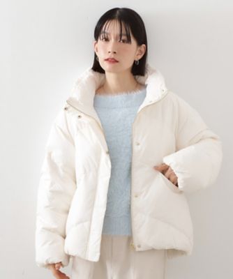 ベージュ/ホワイト ダウンジャケット ダウンジャケット（2002533337） | THE SHOP TK