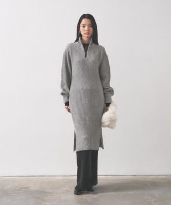 スタンドネックニットワンピース（2002533341） | GALLEST