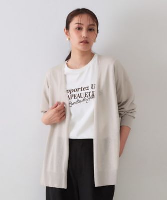 【新品未使用✨️】TOCCA DOLLY GILET ニットジレ 洗える✨️ フリー ミドル丈トッパーニットカーディガン【洗濯機洗い可／接触冷感