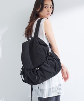 超軽量】ギャザーリングリュック（2002533365） | INDIVI