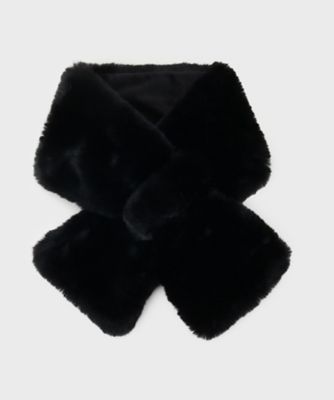 COUP DE CHANCE (Women)/クードシャンス フェイクファーストール(2002533397) クロ019 スカーフ・ショール【三越伊勢丹/公式】