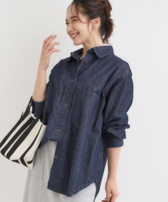 サクラ　ラルフ＆deuxieme classe 2着 S－LL】こなれ感をプラスする BIGポケットデニムシャツ
