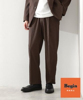 THE SHOP TK (Men)/ザ ショップ ティーケー【Begin/ビギン10月号掲載】楊柳スマートイージーパンツ 軽量/洗濯機OK/セットアップ可(2002533472) チャ044 パンツ・ズボン【三越伊勢丹/公式】