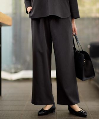 ＜Reflect (Women)＞【ウエスト総ゴム／セットアップ可】フルレングスストレートパンツ（２００２５３３６７２）