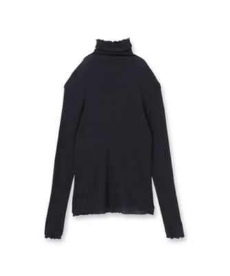 TICCA（ティッカ）ウールシルクボトルネックプルオーバー