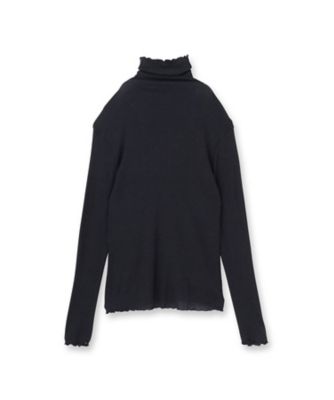 TICCA（ティッカ）ウールシルクボトルネックプルオーバー
