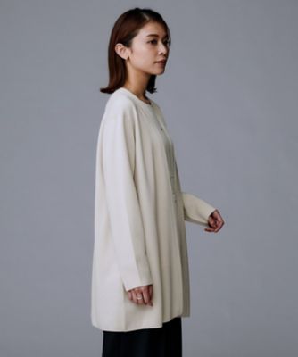 美品ルネ⭐36ホワイト白半袖パフスリーブカーディガン 美品ルネ⭐36