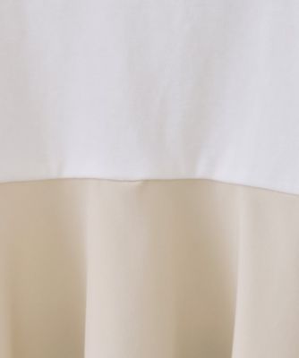 配色フハクドッキングペプラムトップス【洗濯機洗い可／抗ピル】（２００２５３３９４９）