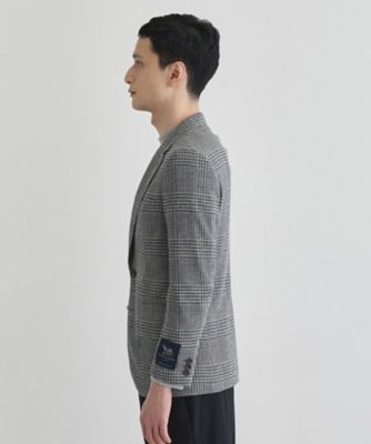 グレンチェックプリント ジャージ ジャケット（2002533962