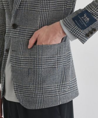 グレンチェックプリント ジャージ ジャケット（2002533962