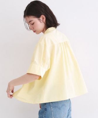 ピンタックフレアシャツ【洗濯機洗い可】（2002534017