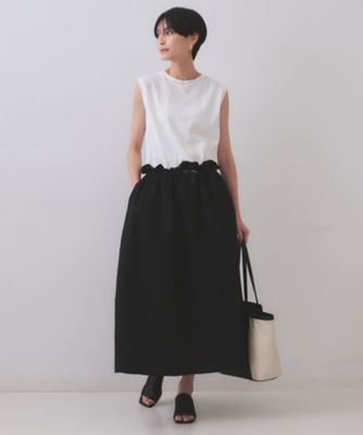 【SALE】OPAQUE.CLIP (Women)/オペークドットクリップ 配色サッカードッキングワンピース(2002534019) クロ519 ワンピース・ドレス【三越伊勢丹/公式】