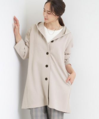 SHOO LA RUE (Women)/シューラルー 体型をカバーしながらスマートに魅せる ラインジャカードコーディガン(2002534036) ベージュ051 トップス【三越伊勢丹/公式】