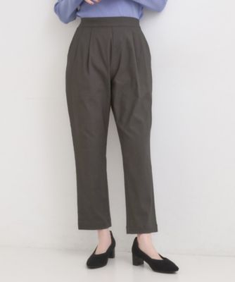 ＜SHOO LA RUE (Women)＞【洗濯機可／ＳＳ－ＬＬ】あったか裏起毛　ハイパーストレッチ　テーパードパンツ（２００２５３４０４５）