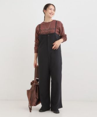 S－LL】大人カジュアルに ベアトップ風 キャミサロペット