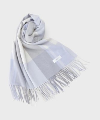 index (Women)/インデックス チェックストール(2002534112) アオ190 スカーフ・ショール【三越伊勢丹/公式】