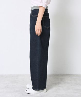 洗える】デニムカーブパンツ（2002534158） | Dessin (Women