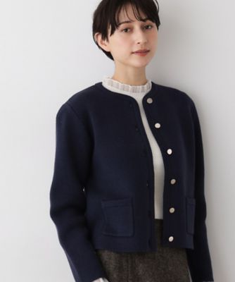 Dessin (Women)/デッサン ジャケット見えカーディガン(2002534818) アオ094 トップス【三越伊勢丹/公式】