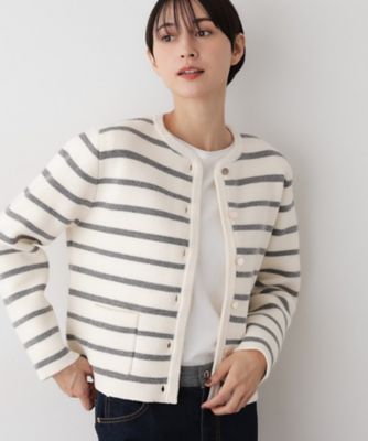 【極美品】ベイジ　2023ss YUZU カーディガン　2way ブラック 4 極美品】ベイジ 2023ss YUZU カーディガン 2way ブラック 4