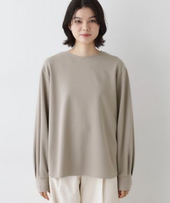 体型カバー・洗える】ドロップショルダーブラウス