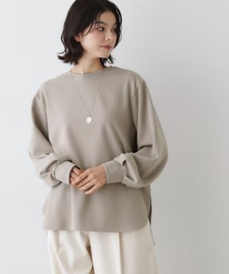 体型カバー・洗える】ドロップショルダーブラウス