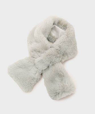 tk. TAKEO KIKUCHI (Men)/ティーケー タケオキクチ もこもこファーティペット(2002534886) グレー011 ネックウォーマー【三越伊勢丹/公式】