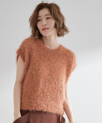 DAIRIKU ワッペン付きラメニットベスト lesugiatelier/ラメニットベスト(A0852KV408)｜THIRD MAGAZINE
