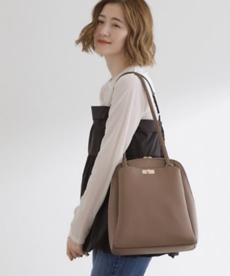 GROVE (Women)/グローブ ヒネリポケット2WAYリュック(2002535020) チャ042 バックパック【三越伊勢丹/公式】