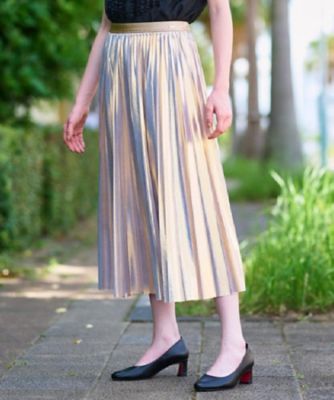 【GOLDEN 】アプリーケイドゥ gabardine ミディ スカート フロントファスナー両ポケタイトスカート - 12Twelve Agenda
