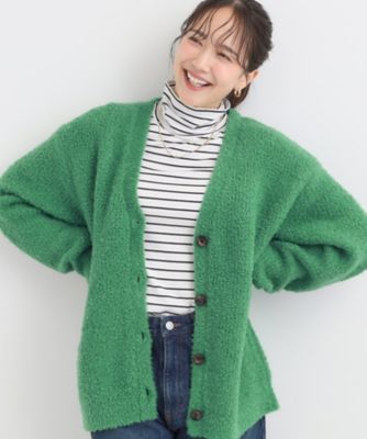 S－LL】思わず触れたくなる ふわふわ Vネックニットカーディガン