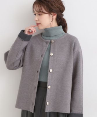 『Giambattista Valli』（38）ノーカラー ジャケット ロングノーカラージャケット - SOÉJU online store｜上質な大人