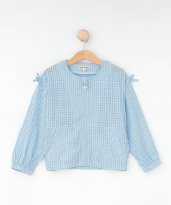＜SHOO･LA･RUE (Baby&Kids)＞【１００－１２０ｃｍ】シアーチェックブルゾン（２００２５３５８２６）