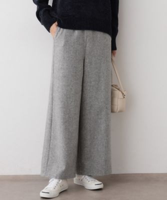 ＜Dessin (Women)＞【洗える／後ろゴム】ツイードワイドパンツ（２００２５３５８５８）