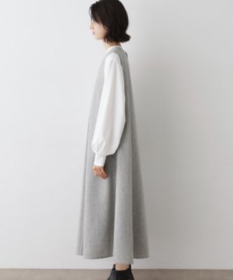 洗える】Vネックジャンパースカート（2002535860