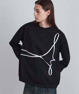 tk. TAKEO KIKUCHI (Men)/ティーケー タケオキクチ テープブライトスウェット(2002535914) クロ019 トップス【三越伊勢丹/公式】