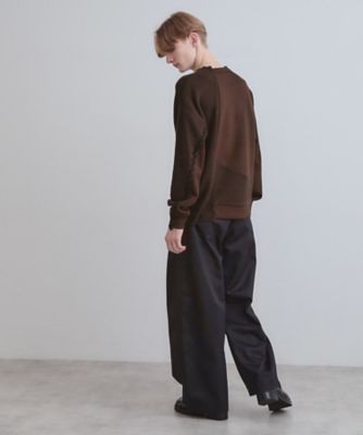 ちーこ WEB限定】ショート丈セーラー襟ニット（ニット/セーター