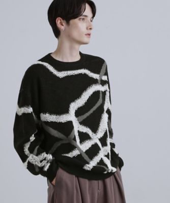 サガララインアートニットプルオーバー（2002535917） | tk